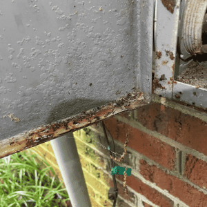 Corrosion And Moisture Damage In Electrical Panel