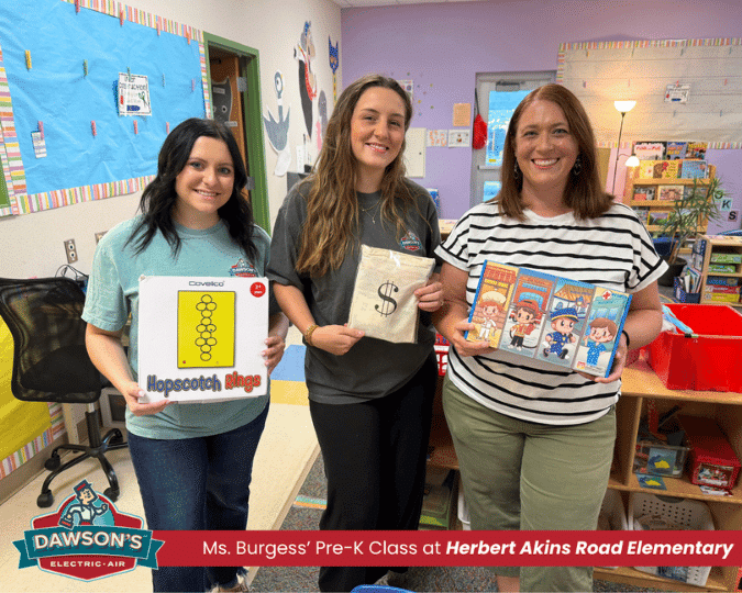Ms. Burgess Pre K Class At Herbert Akins Road Elementary