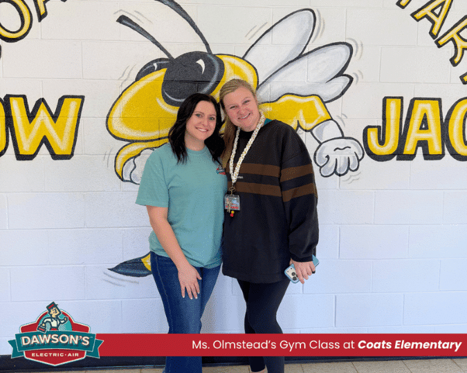 Ms. Olmsteads Gym Class At Coats Elementary