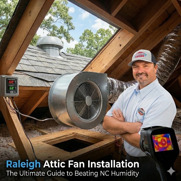 Travis Dawson Attic Fan Installation Raleigh