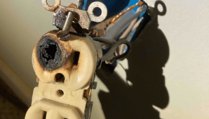 Damaged Outlet