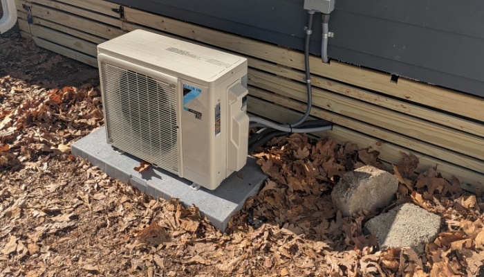 Ductless Mini Split Outside 1
